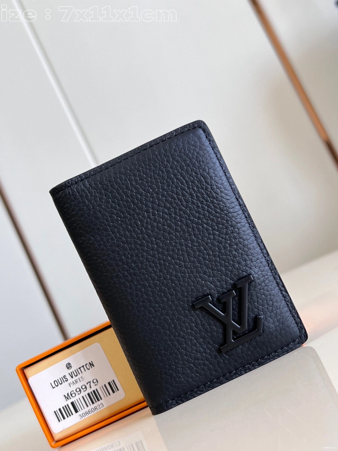 WIS Pocket VUITTON Organizer-7.5*11.1*1 cm LOUIS 0823